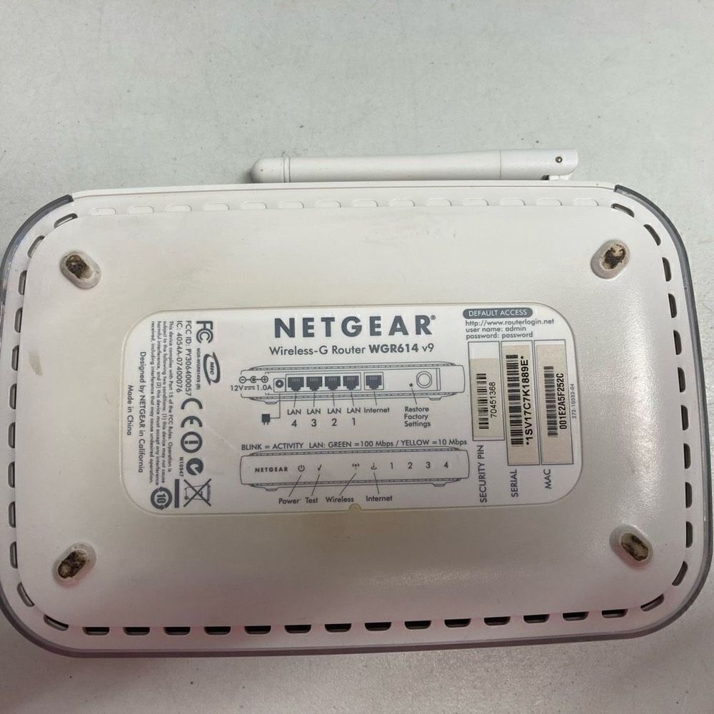 NETGEAR Wireless G Router WGR614 v9‎ - Picture 4 of 7
